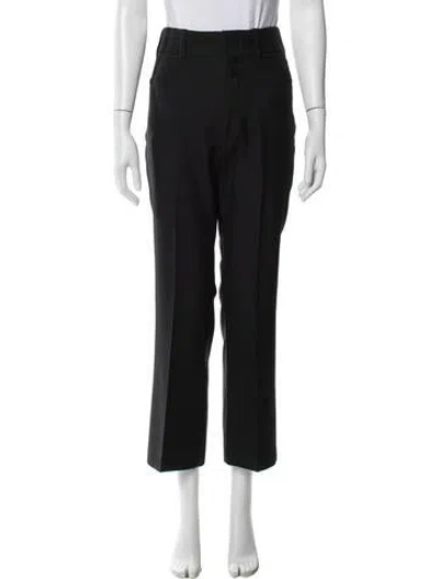 Pre-owned Re/done Straight Leg Pants In Black