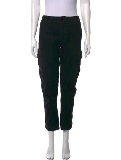 Pre-owned Re/done Straight Leg Pants In Black