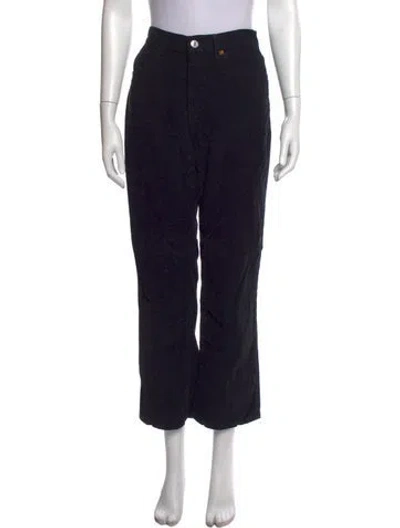 Pre-owned Re/done Straight Leg Pants In Blue