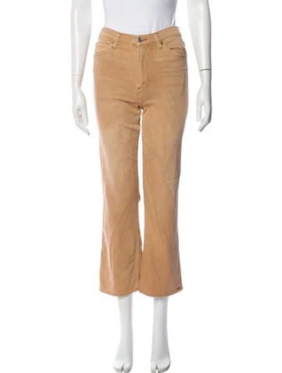 Pre-owned Re/done Straight Leg Pants In Brown