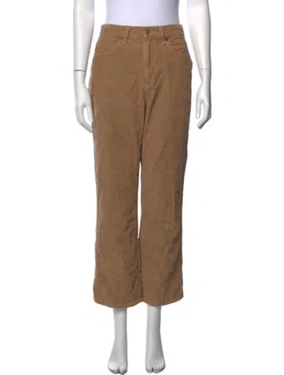 Pre-owned Re/done Straight Leg Pants In Brown