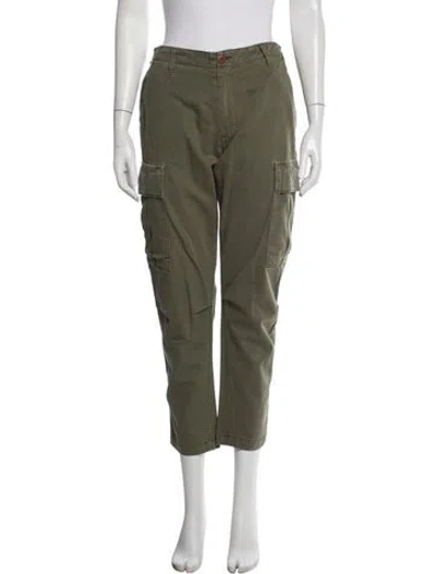 Pre-owned Re/done Straight Leg Pants In Green