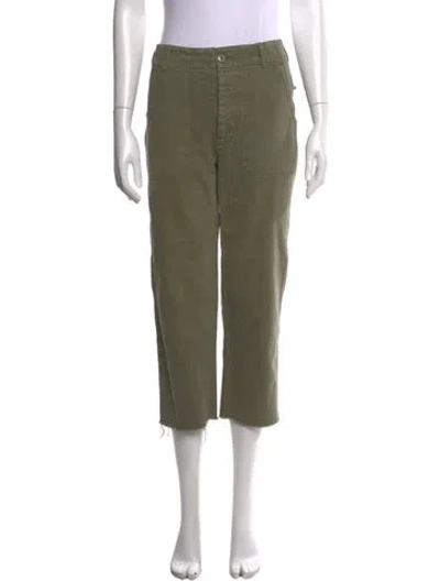 Pre-owned Re/done Straight Leg Pants In Green