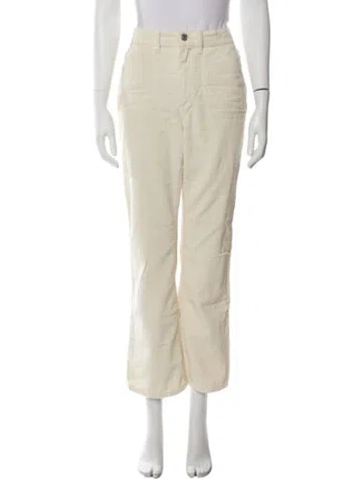 Pre-owned Re/done Straight Leg Pants In Neutral