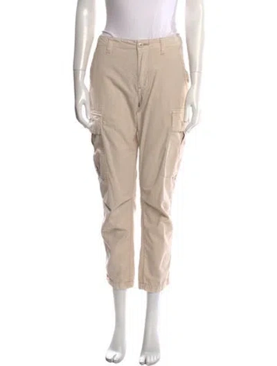 Pre-owned Re/done Straight Leg Pants In Neutral