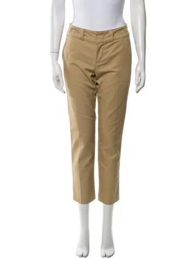 Pre-owned Re/done Straight Leg Pants In Neutral