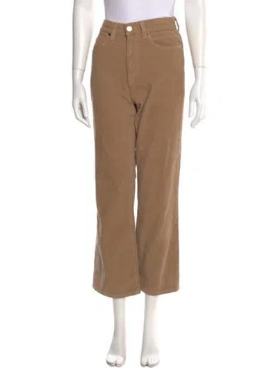 Pre-owned Re/done Straight Leg Pants In Neutral