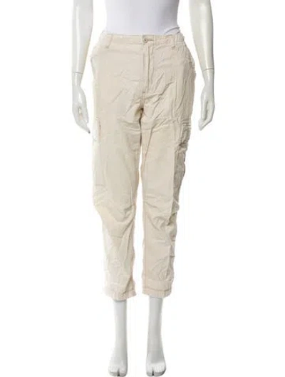 Pre-owned Re/done Straight Leg Pants In Neutral