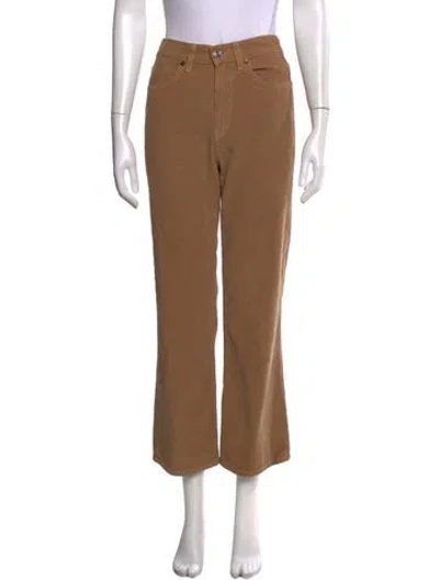 Pre-owned Re/done Straight Leg Pants In Neutrals