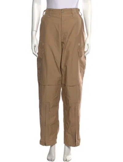 Pre-owned Re/done Straight Leg Pants In Neutrals