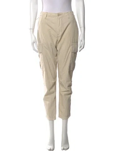 Pre-owned Re/done Straight Leg Pants In Neutrals