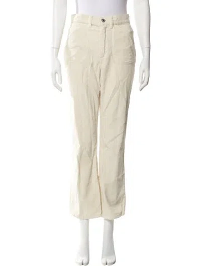 Pre-owned Re/done Straight Leg Pants In White