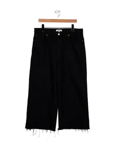 Pre-owned Re/done Straight-leg Jeans In Black