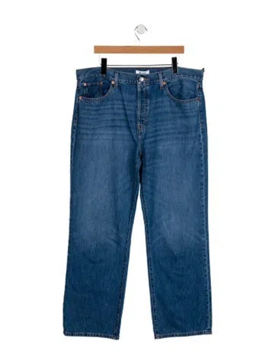 Pre-owned Re/done Straight-leg Jeans In Blue