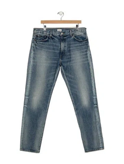 Pre-owned Re/done Straight-leg Jeans In Blue
