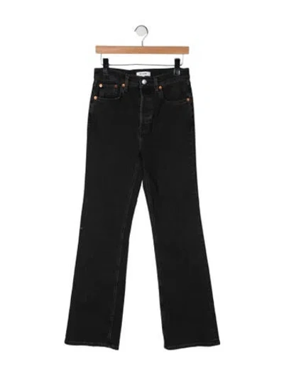 Pre-owned Re/done Straight-leg Jeans W/ Tags In Black