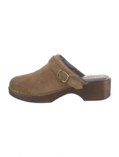 Pre-owned Re/done Suede In Brown