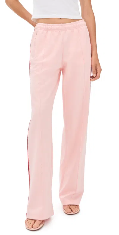 Re/done Sunland Side-stripe Track Pants In Pink