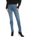 Re/done Hi Rise Slit Boot Jean In Opal Indigo In Blue