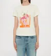 Re/done Classic Superhero Graphic T-shirt In White