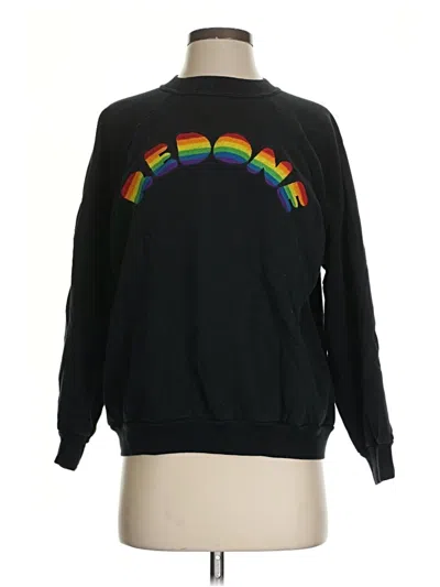Pre-owned Re/done Sweatshirt In Black
