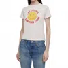 Re/done Tanning Classic Tee In Antique White