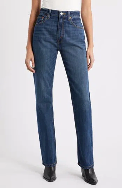 Re/done The Blondie High Waist Skinny Jeans In Blue