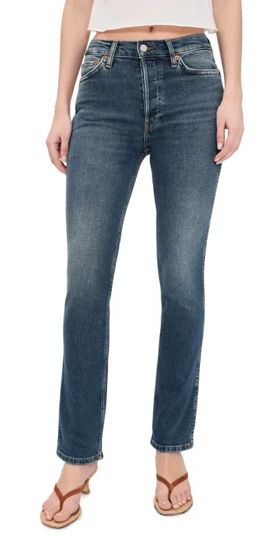 Re/done The Dagger Jeans Sonoma Indigo In Blue