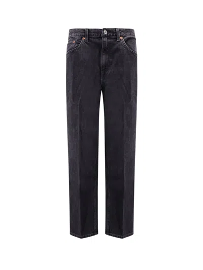 RE/DONE THE OLLIE BLACK DENIM JEANS