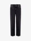 Re/done The Ollie Black Denim Jeans In Black