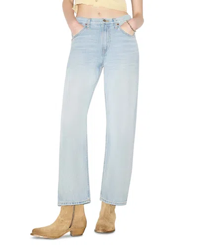 Re/done The Ollie High Rise Jeans In Solana Blue