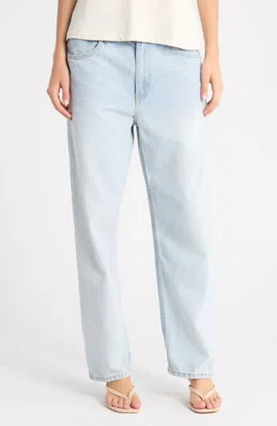 Re/done The Ollie Mid Rise Boyfriend Jeans In Blue