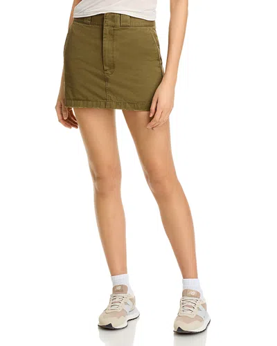 Re/done The Ollie Skirt In Green