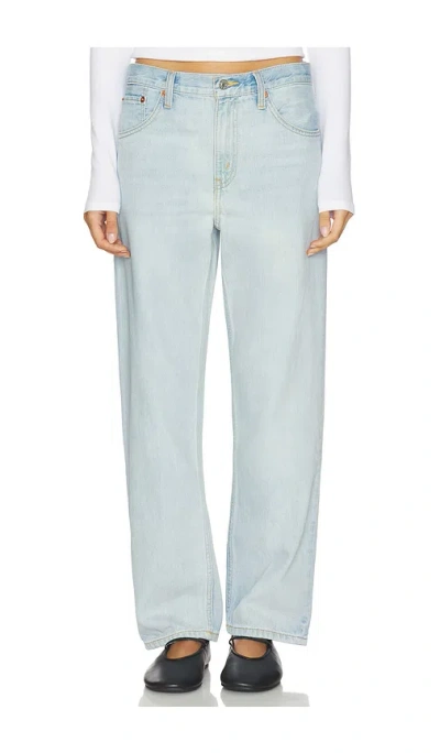 Re/done The Ollie Straight Leg Jean In Blue