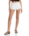 Re/done The Short Shorts In White