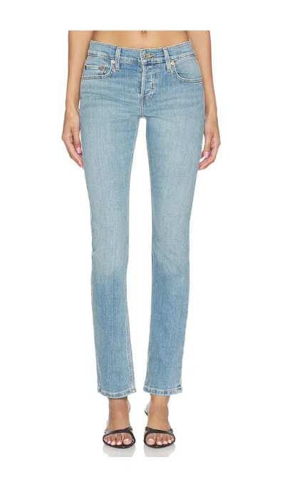 Re/done The Slim Cig Jean In Blue