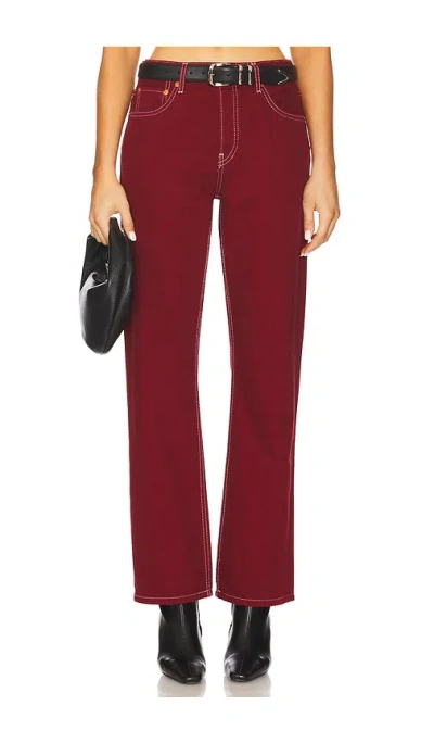 Re/done The Standard Jeans In Currant
