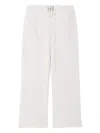 Re/done The Surf Pant Drawstring Trousers In White