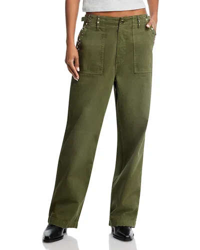 Re/done The Trooper Pants In Green