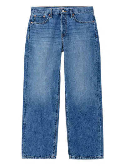 RE/DONE THRASHER HIGH-WAIST JEANS