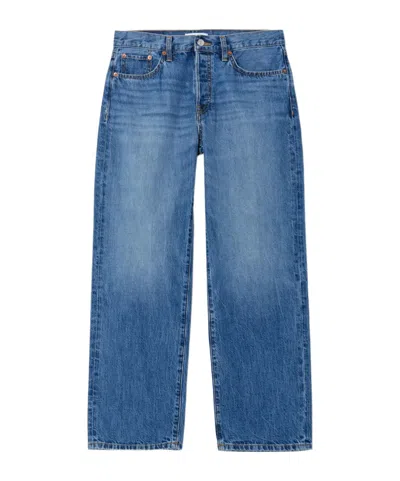 Re/done Thrasher High-waist Jeans In Blue