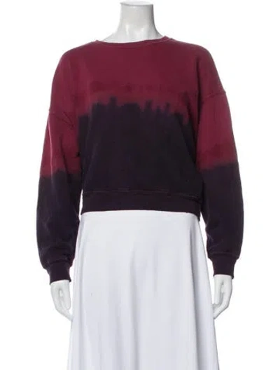 Pre-owned Re/done Tie-dye Print Crew Neck Sweatshirt In Multi