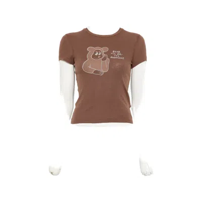 Re/done Tops In Brown
