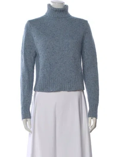 Pre-owned Re/done Turtleneck Sweater In Blue