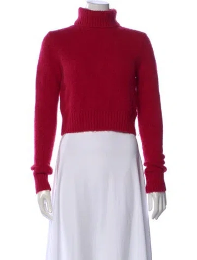 Pre-owned Re/done Turtleneck Sweater In Red