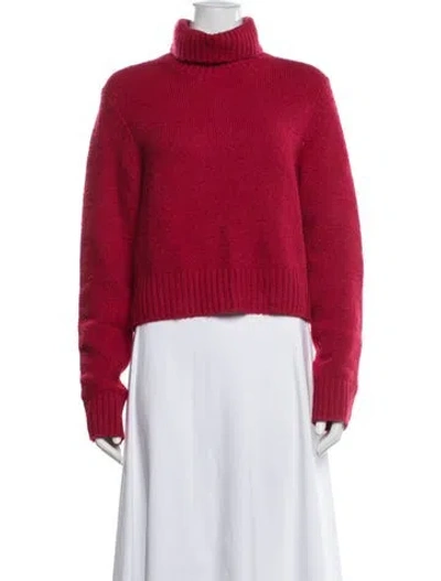 Pre-owned Re/done Turtleneck Sweater In Red