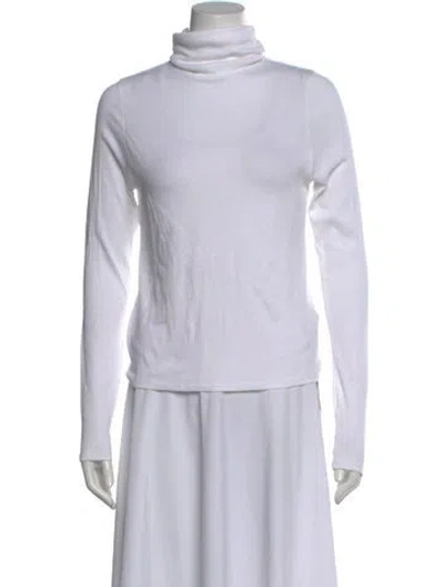 Pre-owned Re/done Turtleneck Sweater W/ Tags In White