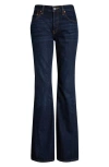 Re/done Twisted Bootcut Jeans In Blue