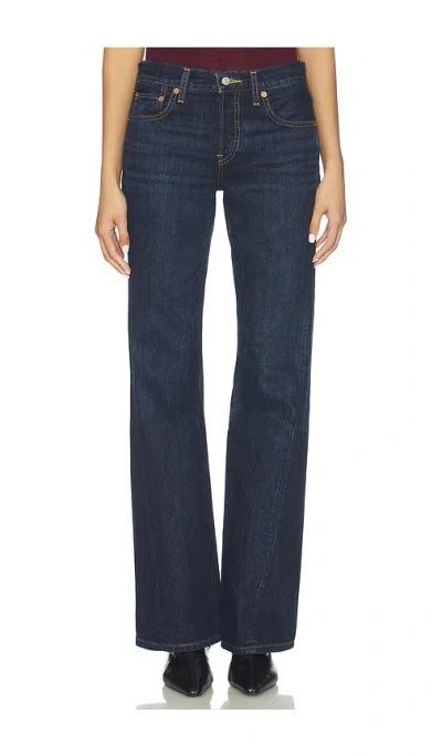 Re/done 90s Loose High-rise Straight-leg Jeans In Blue