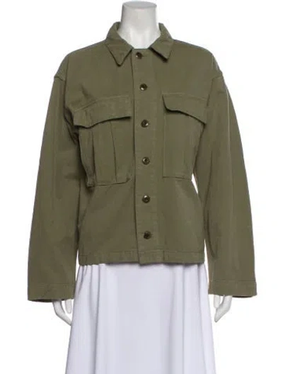 Pre-owned Re/done Utility Jacket In Green